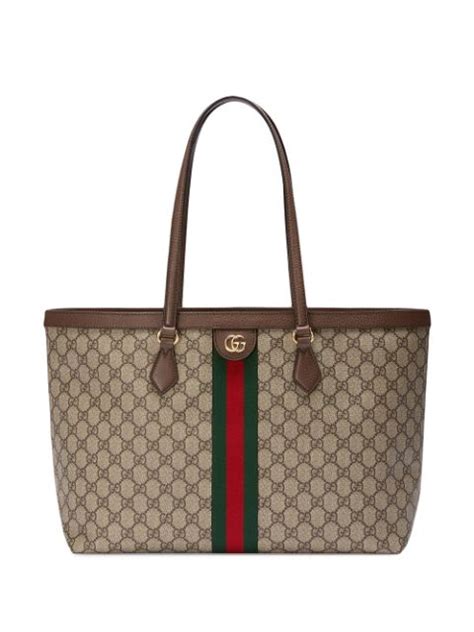 Gucci Bolsa Tote Com Logo 